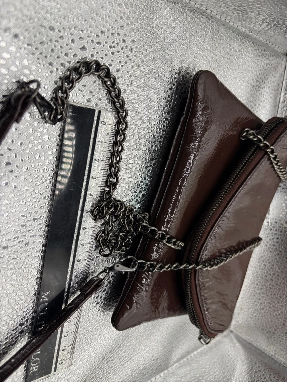 Bag of the 2026 Season! HOBO CrossbodyPatent Leather with Chain Strap